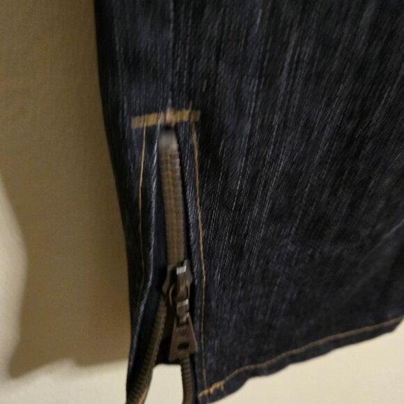 Louis Vuitton Straight Leg Black Denim Jeans Flap Pocket Logo Size 44/10 - Picture 8 of 11